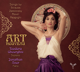 Teodora Gheorghiu chnate l'Art Nouveau