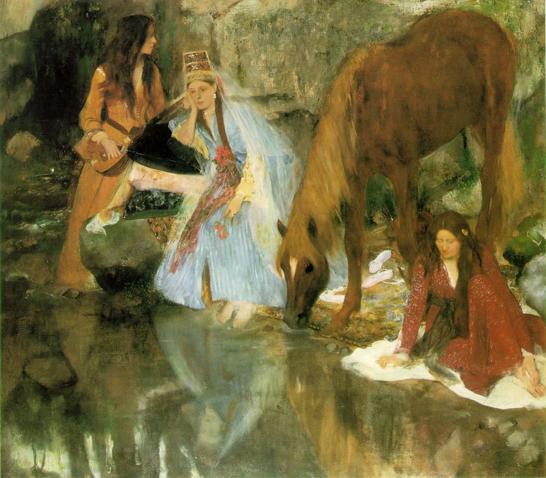 delibes degas 1868 Mlle-Fiocre-in-the-Ballet-The-Source-Edgar-Degas-1867-68