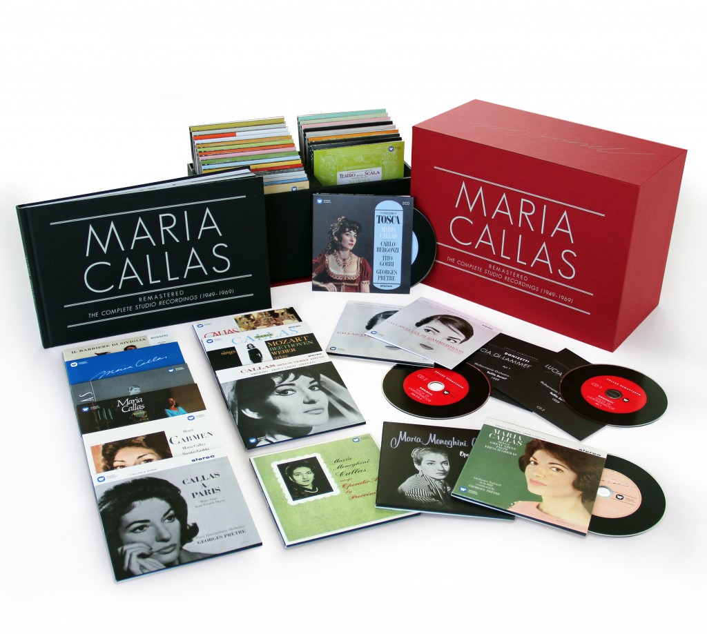 Warner classics Maria callas complete recordings remastered box coffret