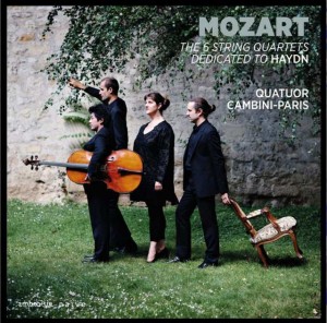 cambini paris 6 quatuors de mozart dedies a Haydn 3 cd ambroisie