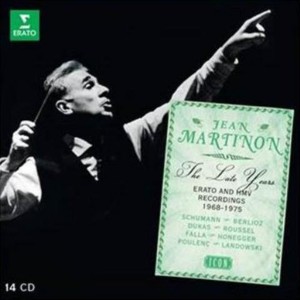 Martinon jean erato the late years 1968 - 1975 Dukas, ROussel, Pierne, Berlioz Poulenc