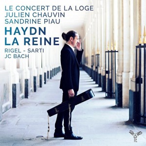 Le concert de la loge julien chauvin haydn la reine RIgel Sarti JC Bach cd review, cd critique compte rendu critique cd classiquenews
