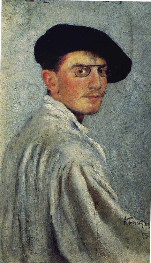 Bakst leon autoportrait 1893 classiquenews