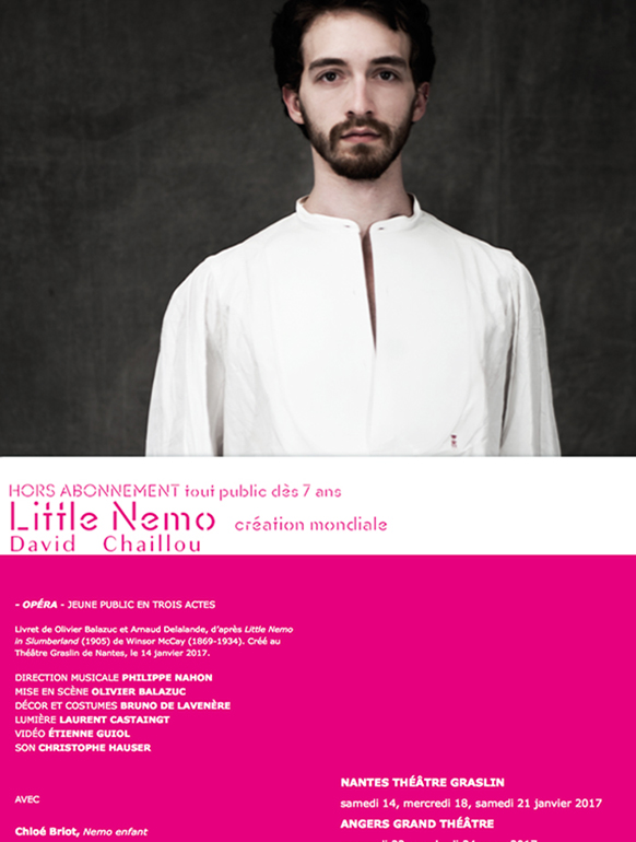 ANGERS NANTES OPERA crée LITTLE NEMO, 