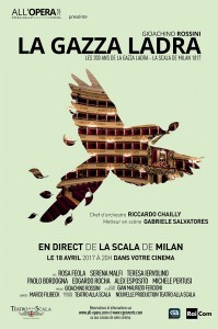 Gazza ladra rossini scala chailly affiche classiquenews postergazzaladra40x60fr