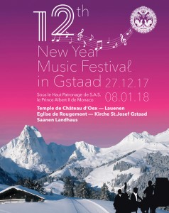 Le NEW YEAR MUSIC FESTIVAL à GSTAAD !