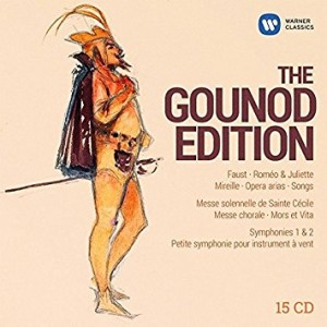 the gounod edition set box 15 cd WARNER, critique cd, cd review presentation annonce CLASSIQUENEWS