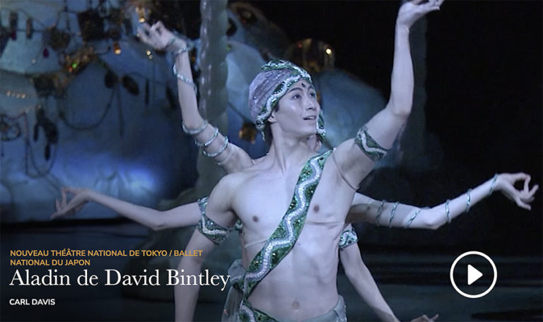 STREAMING, DANSE. TOKYO : Aladin de David Bintley (Ballet National de Tokyo), du 20 sept 2024 au 20 mars 2025.