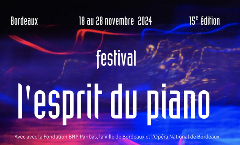 BORDEAUX. L’Esprit du piano, festival du 18 au 28 novembre 2024 : Chopin. Yulianna Avdeeva, Kenny Barron, Francesco Tristano, Ivo Pogorelich, Arcadi Volodos…
