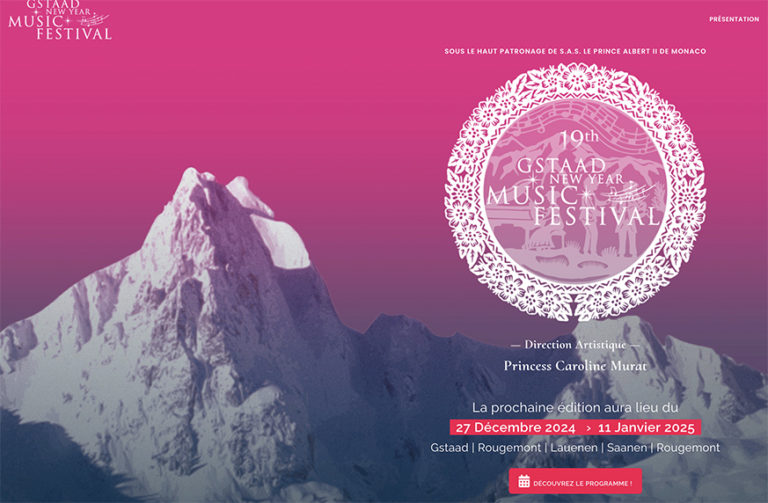 GSTAAD (Suisse). GSTAAD New Year Music Festival / GNYMF, du 27 décembre jusqu’au 11 janvier 2025. Jonathan Tetelman, Elina Garança, Freddie De Tommaso, Lise Davidsen, Sonya Yoncheva, Michèle Larivière, Bohdan Luts, Karen Kuronuma…