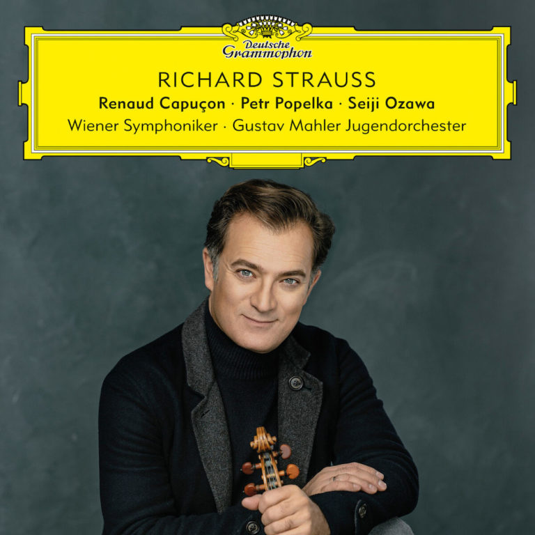 CRITIQUE CD. Richard STRAUSS : Concerto pour violon, Quintette avec piano, Sonate pour violon et piano, Metamorphosen, Ein Heldenleben  – Renaud Capuçon, violon – Wiener Symphoniker (Petr Popelka) – Gustav Mahler Jugendorchester (Seiji Ozawa) – 3 cd DG Deutsche Grammophon – 2000 et 2024