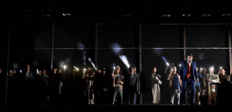CRITIQUE, concert lyrique. MONTPELLIER, Opéra Comédie, 7 février 2025. WEILL / STRAVINSKY / GOUBAIDOULINA  / SCHOENBERG / SILVERSTROV. N. Ruda, F. Hyon, J. Arsenault, Orchestre national de Montpellier Occitanie, George Jackson (direction)