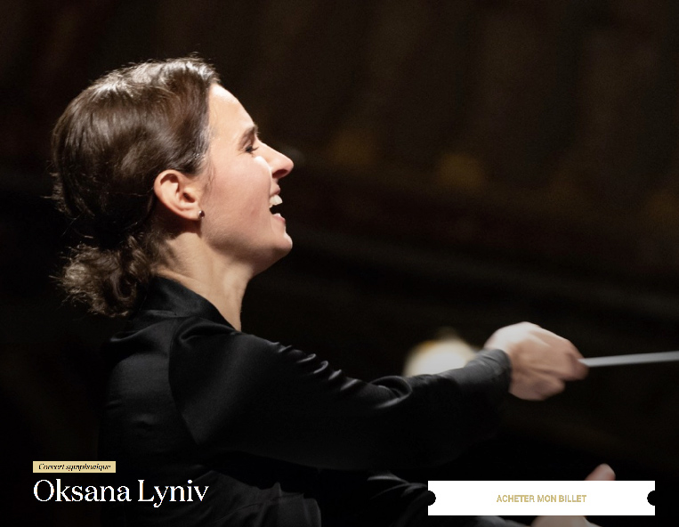 ORCHESTRE PHILHARMONIQUE DE STRASBOURG. Ven 7 mars 2025. Wagner, Sibelius (Concerto pour violon), R. Schumann (Symphonie n°2), Oksanna Lyniv (direction)