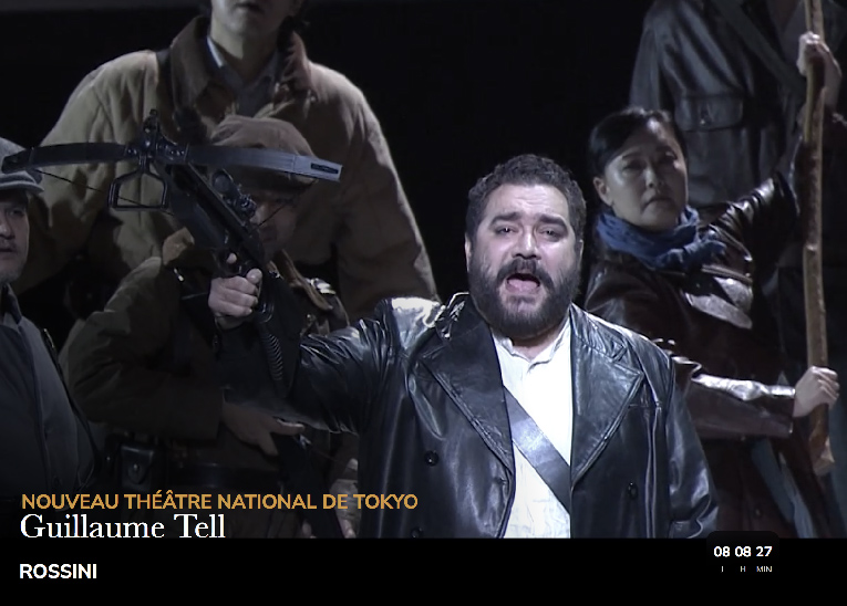 STREAMING, opéra. ROSSINI : Guillaume Tell – Opéravision le 21 mars 2025. Depuis TOKYO (NNTT). Yannis Kokkos, Kazushi Ono