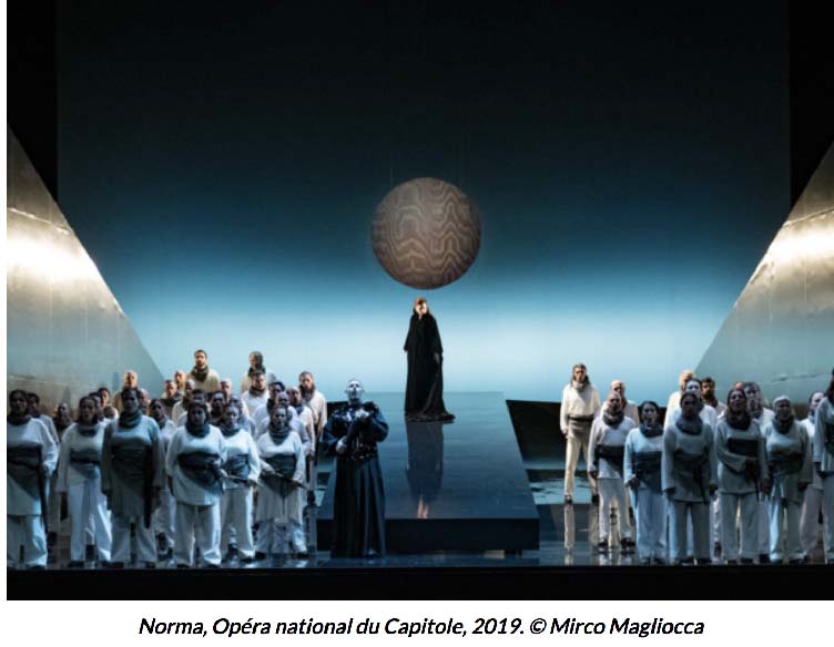 TOULOUSE, OPÉRA NATIONAL DU CAPITOLE. BELLINI : Norma. Du 26 mars au 6 avril 2025. Karine Deshayes… José Miguel Pérez-Sierra (direction musicale), Anne Delbée (mise en scène)