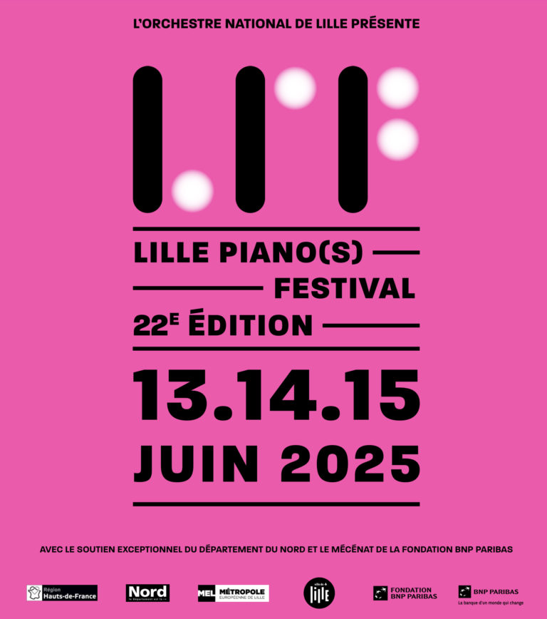 LILLE PIANO(S) FESTIVAL 2025, les 13, 14 et 15 juin 2025. Orchestre National de Lille, Jean-Claude Casadesus, Orchestre de Picardie, Antwerp Symphony Orchestra, Bertrand Chamayou, Dmytro Choni, Ludmila Berlinskaïa et Arthur Ancelle, Marie Vermeulin, Svetlana Andreeva, Alexander Kashpurin…