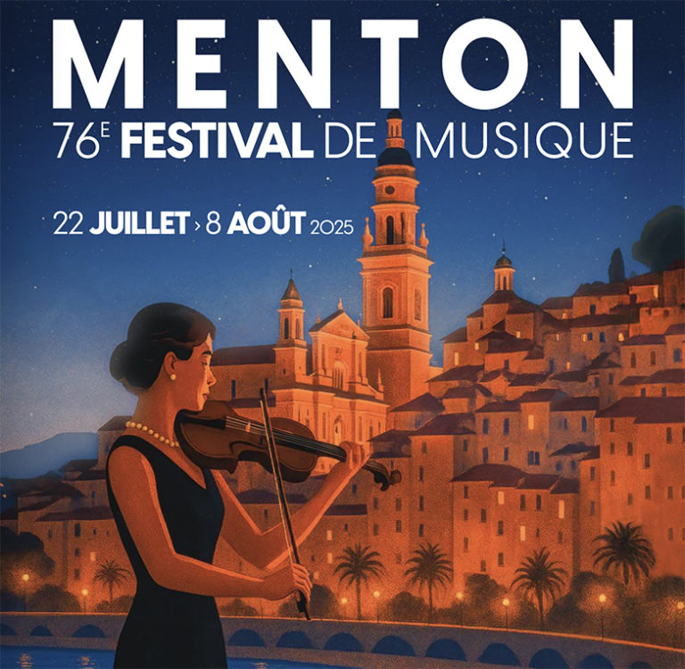 MENTON : 76ème Festival du 22 juillet au 8 août 2025. Bertrand Chamayou, Orchestre de l’Opéra Royal de Versailles, Romain Leleu, Celia Oneto Bensaid, Nemanja Radulovic, les jeunes talents du Concours Chopin…
