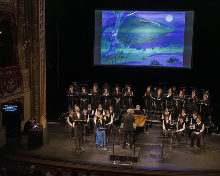 CRITIQUE, concert. RENNES, Opéra, le 3 décembre 2025. ROBERT SCHUMANN : Le Pèlerinage de la rose. Jeanne Mendoche, Benoît Rameau, Damien Pass, Chœur Mélisme(s), Maîtrise de Bretagne, Colette Diard [piano], Gildas Pungier, direction