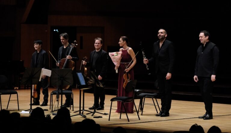 CRITIQUE, concert. MONACO, Auditorium Rainier III, le 15 février 2026. WEBER, SCHUBERT, BRAHMS. Pierre Génisson (clarinette), Jean-Baptiste Fonlupt (piano) et Solistes de l&rsquo;OPMC