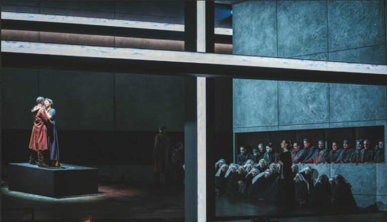 CRITIQUE, opéra. MONACO, Salle Garnier, le 22 mars 2026. VERDI : le Trouvère. P. Pretti, A. Marcellier, A. Rucinski, V. Abrahamyan… Franciso Negrin / Giacomo Sagripanti