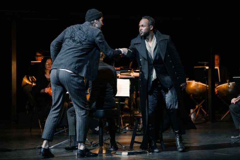 CRITIQUE, opéra. CLERMONT-FD, Maison de la Culture (Salle Jean Cocteau), le 25 avril 2026. MOZART : Don Giovanni. A. Séguin, A. Fournaison, A. Le Saux, C. Santon Jeffery… Jean-Yves RUF (mise en scène), Le Concert de la Loge, Julien CHAUVIN (direction)