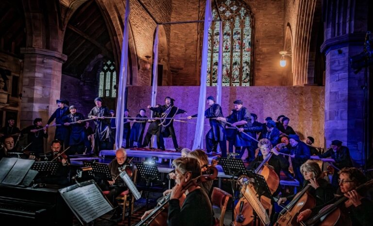 CRITIQUE, opéra. MID WALES OPERA, Cathédrale de Brecon, le 11 avril 2026. PURCELL : Dido & Aeneas. Richard Studer / Jonathan Lyness