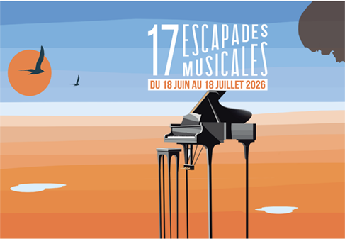 (BASSIN D’ARCACHON) 17èmes ESCAPADES MUSICALES, du 18 juin au 18 juillet 2026