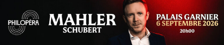 ORCHESTRE PHILOPERA (Daniel Harding, direction). PARIS, dim 6 sept 2026, concert inaugural. Symphonies de Schubert (n°3), Mahler (n°1)