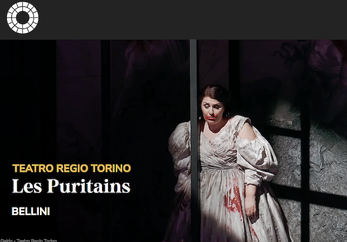 STREAMING opéra. BELLINI : Les Puritains, 4 sept 2026, Teatro Regio Torino, mai 2026. Pierre-Emmanuel Rousseau / Francesco Lanzillotta